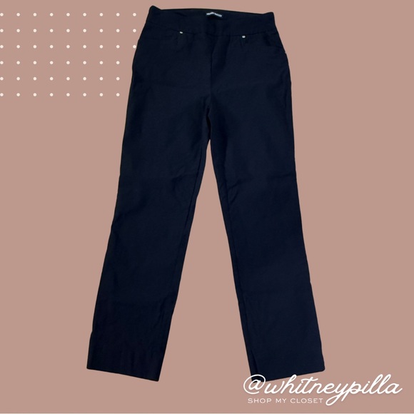 Hilary Radley Pants - Women’s Hilary Radley Black Pull On Dress Pants Stretch Size M